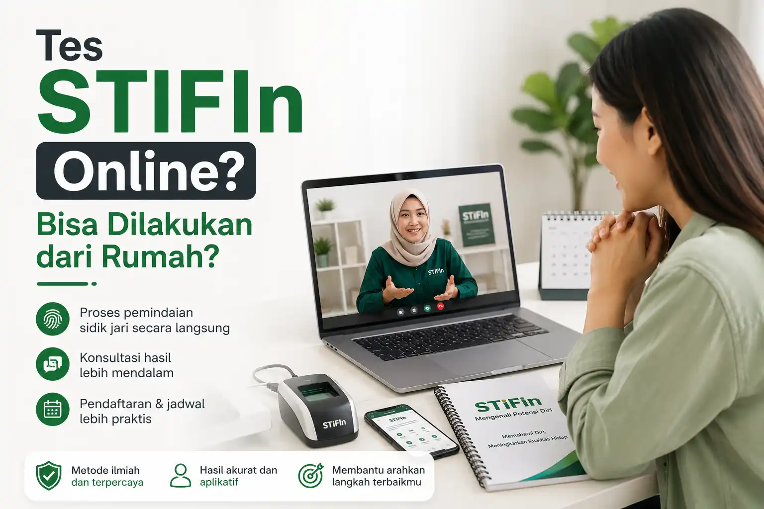 Tes STIFIn online dan proses konsultasi sebelum mengikuti tes secara langsung.